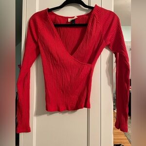 Ribbed Long Sleeve Shirt